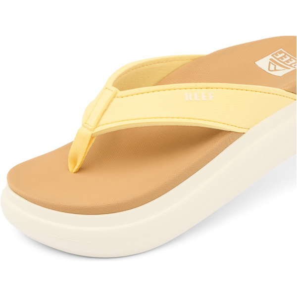 2025 Reef Mujer Cojín Bondi Sandalias CJ6470 - Pale Banana
